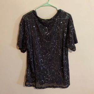 Starry sheer top